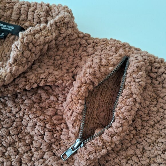 Simply Vera Wang Short Sleeve Chunky Knit Top - Picture 5 of 10